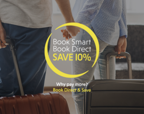 Book Direct & Save 10%