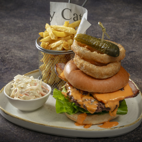 <p>THE GREAT BRITISH CHEESEBURGER</p>